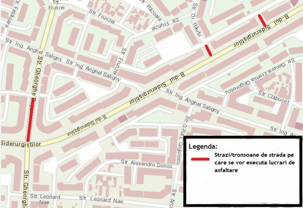 Trafic restricționat pentru lucrări de modernizare pe Bulevardului Siderurgiștilor