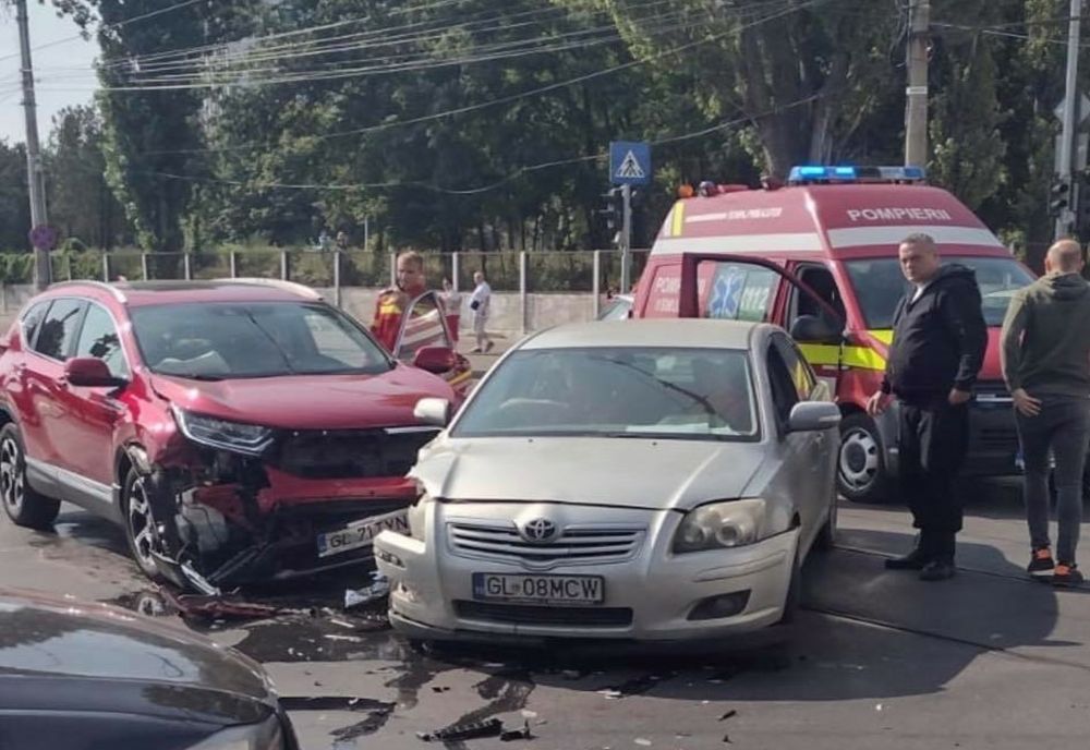 Accident pe strada Brăilei pe fondul neacordării de prioritate