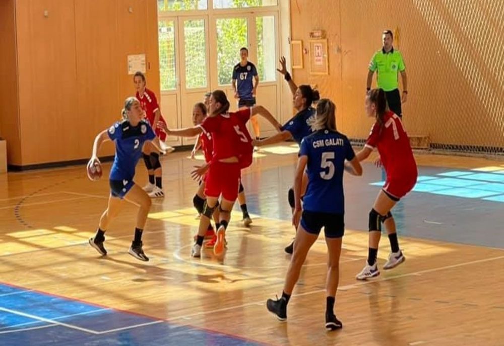 Handbalistele de la CSM Galați au defilat în meciul cu CNE Sf Gheorghe