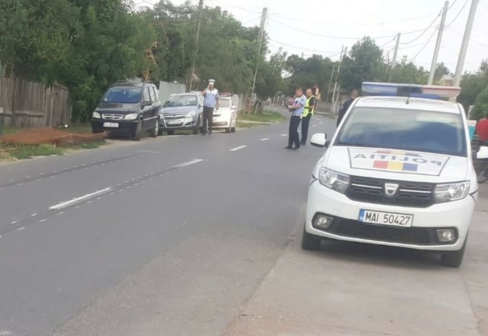 Biciclist accidentat grav la Barcea