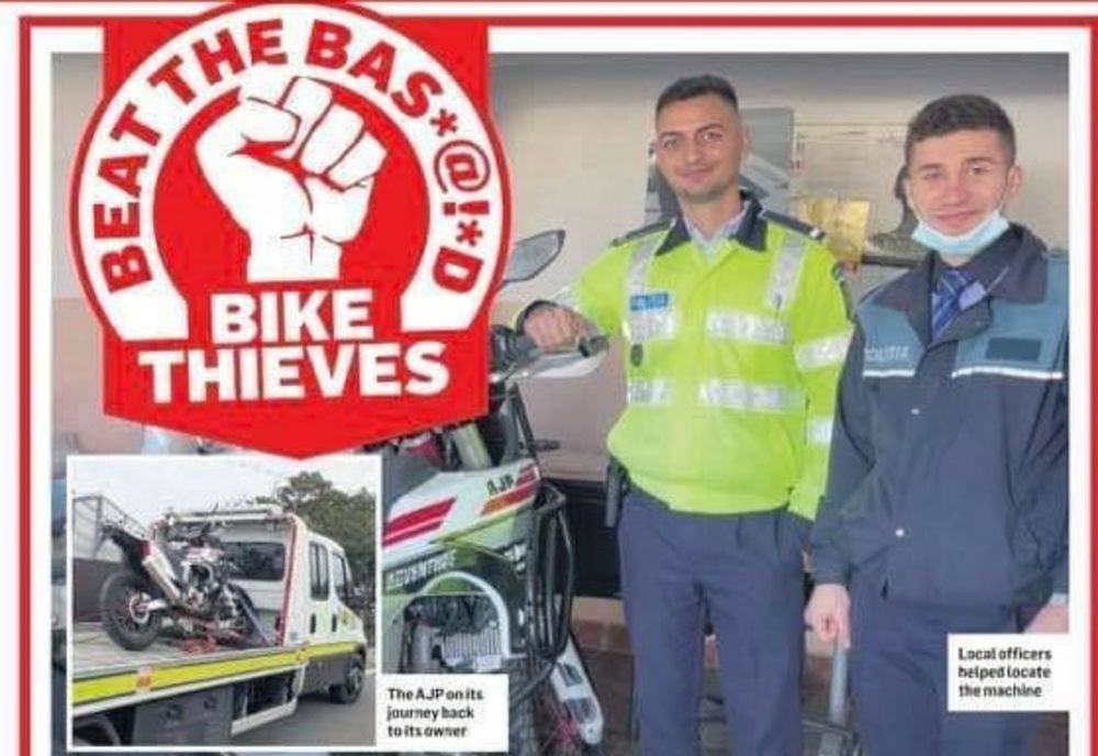 Polițiștii din Matca în presa britanică