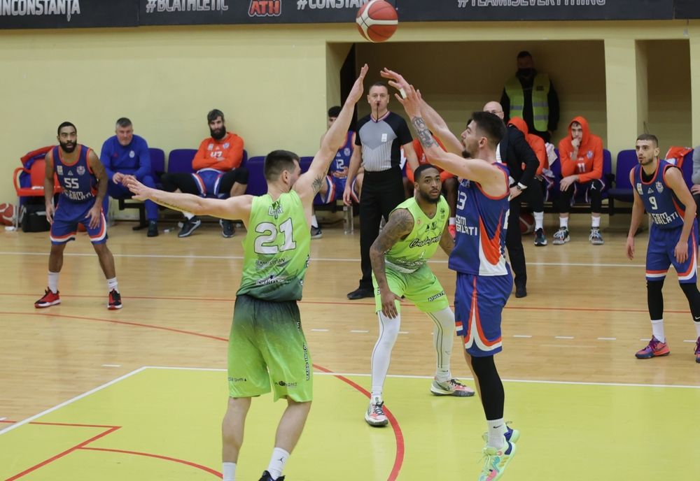 Athletic Constanța a câștigat meciul tur cu CSM Galați din Cupa României la baschet masculin