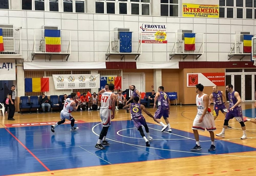 CSM Galați a obținut prima victorie În Liga Națională de Baschet Masculin