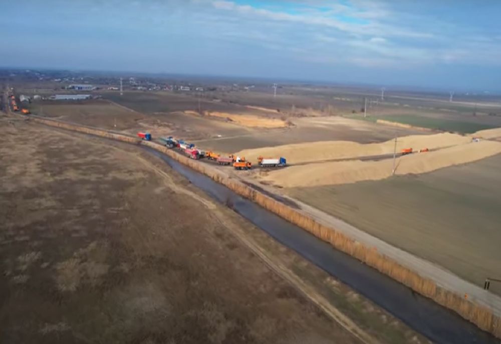 Se lucrează intens la Drumul Expres Brăila - Galați