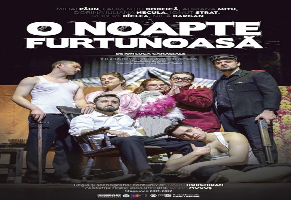 ”O noapte furtunoasă” pe scena Teatrului Dramatic „Fani Tardini"