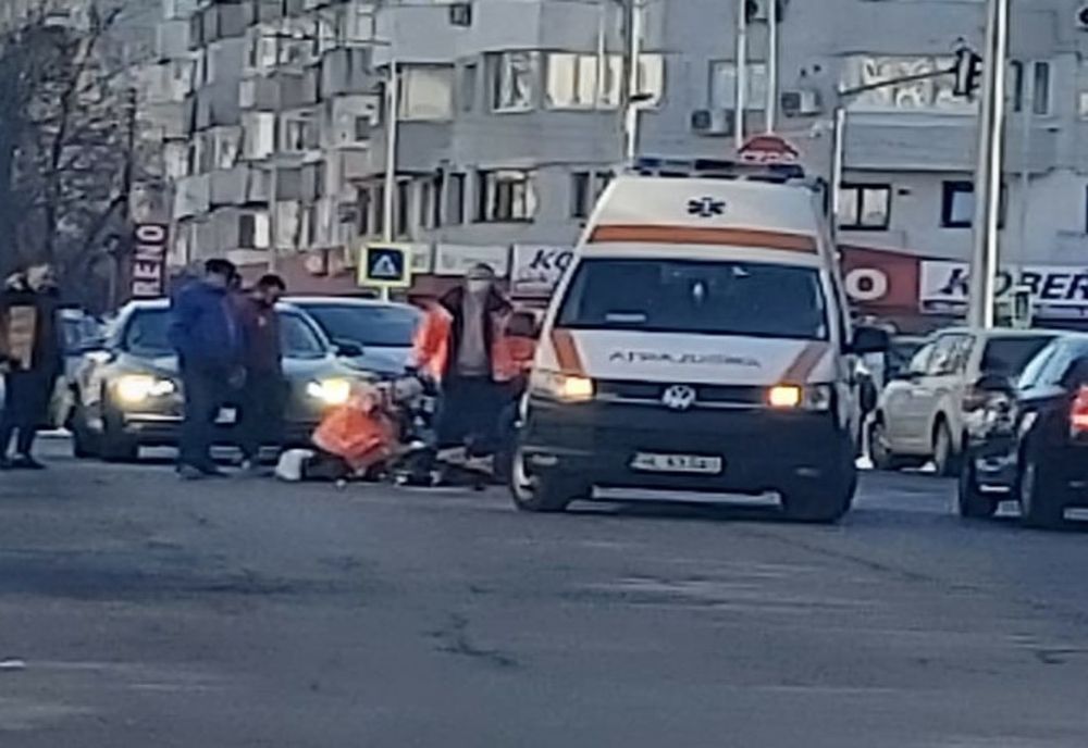 Gălățeancă lovită de o mașină pe trecerea de pietoni