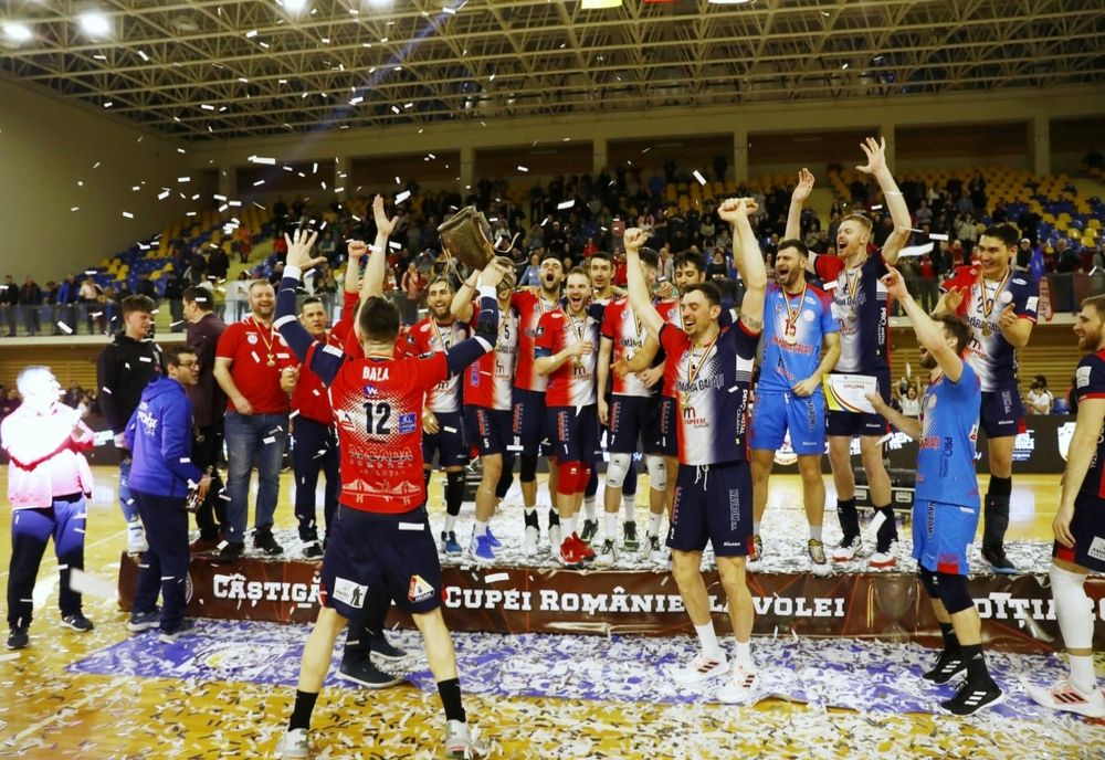 CSM Arcada Galați a câștigat Cupa României la volei masculin