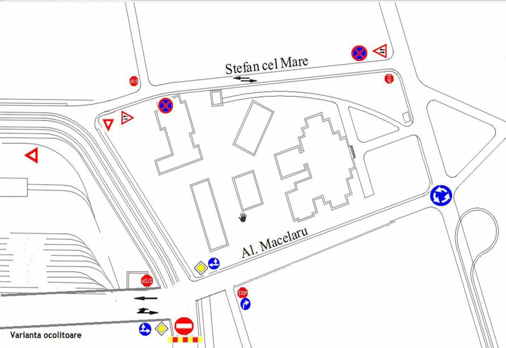 Atenție șoferi! Se modifică semnalizarea rutieră pe strada Ștefan cel Mare din municipiul Galați
