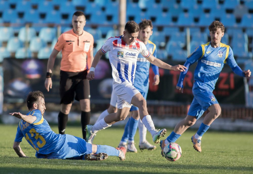 Oțelul Galați a învins cu 1-0 pe Aerostar Bacău în prima etapă din play-off-ul Ligii a 3-a