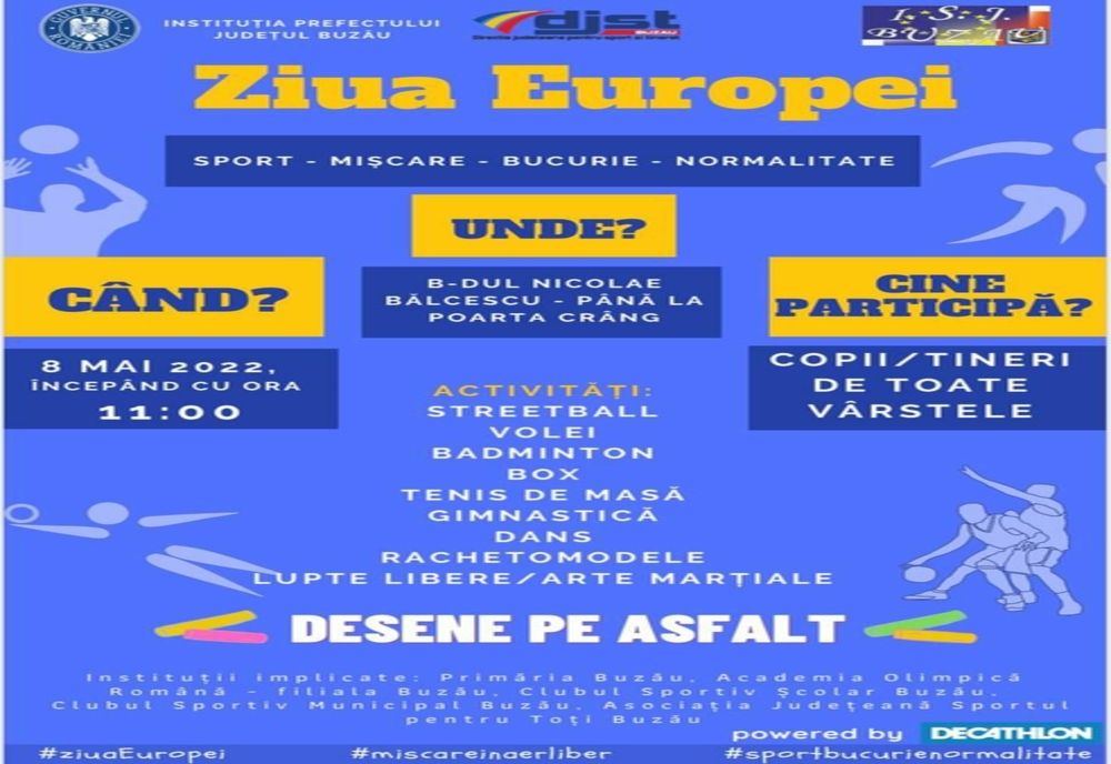 Amplă acțiune organizată duminică, 8 mai, de DJST, ISJ, cu suportul Instituției Prefectului județului Buzău