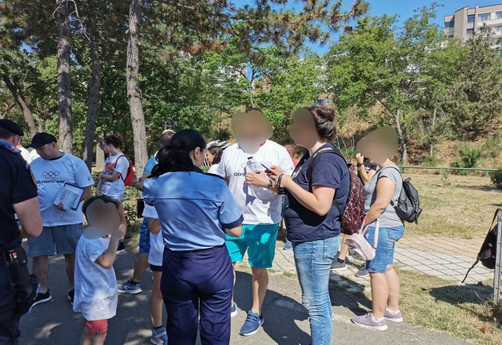 Polițiștii gălățeni au fost alături de participanții la Crosul olimpic