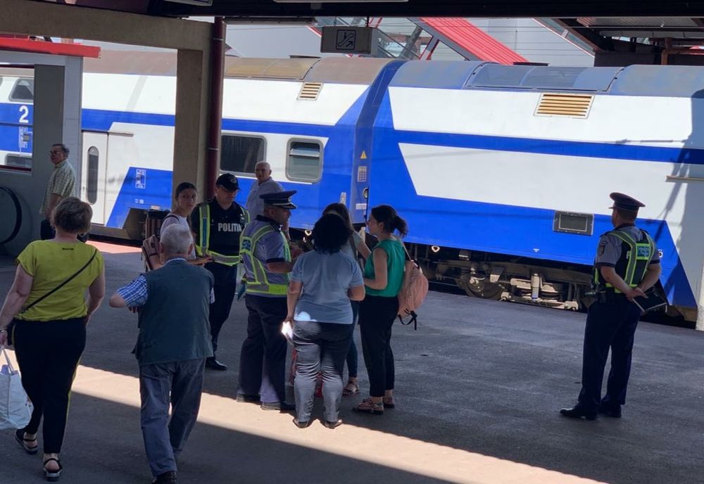 Acțiune a polițiștilor gălățeni în Gara CF Galați 