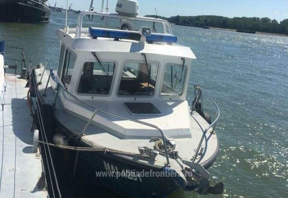 Doi pescari români aflați în pericol, salvați de polițiștii de frontieră gălățeni