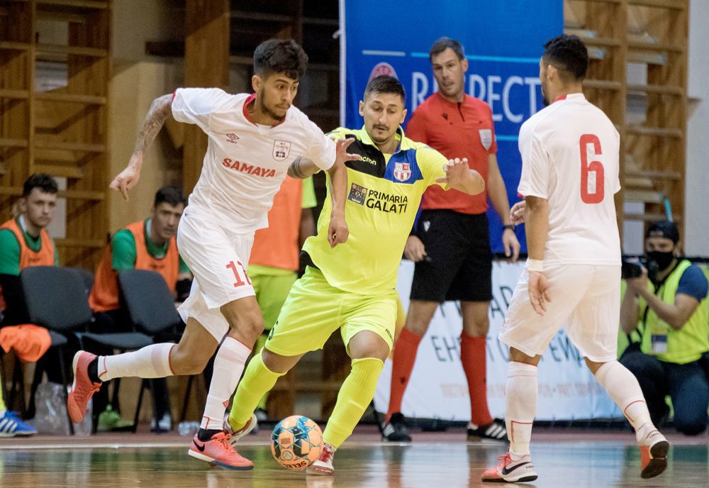 United Galați și-a aflat adversarele din Main Round Parth A UEFA Futsal Champions Legue ediția 2022-2023