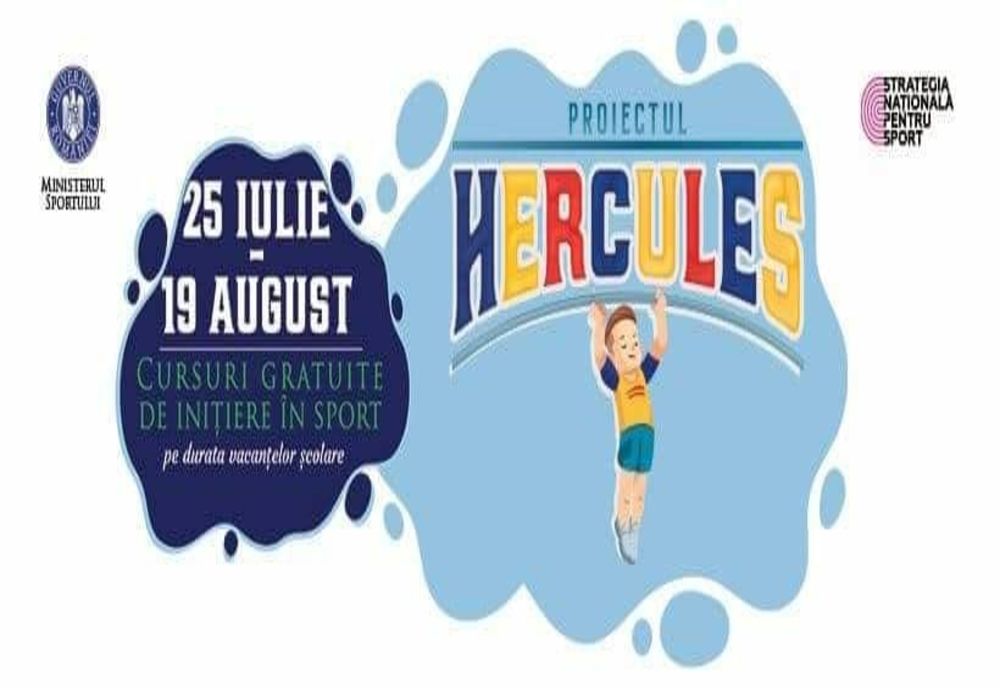 Proiectul ”HERCULES” se desfășoară la două discipline sportive și în județul Galați