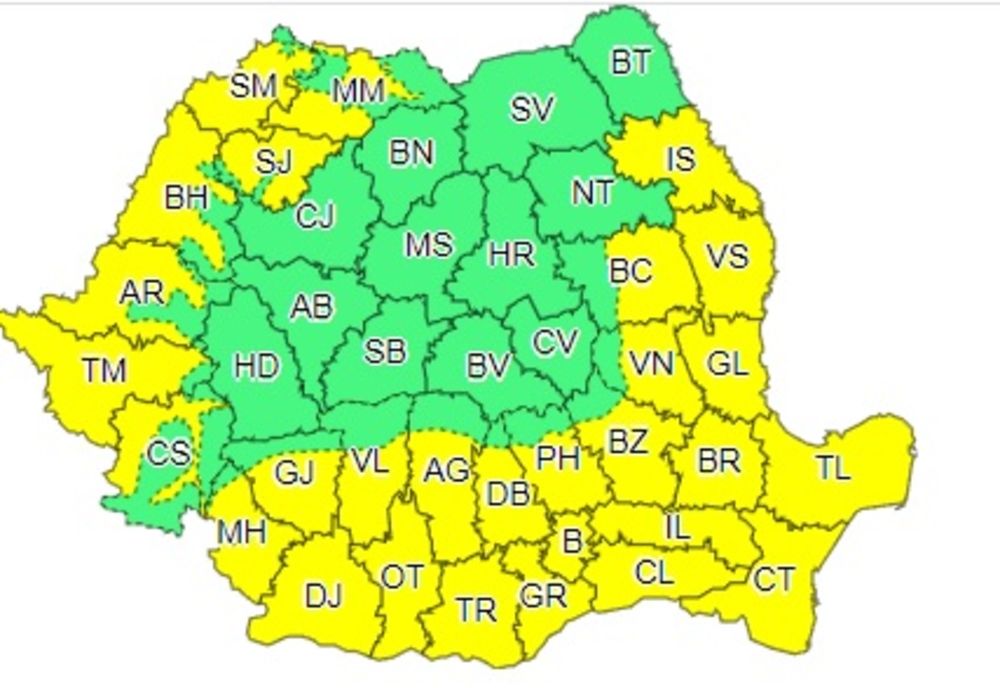 Cod galben de căldură