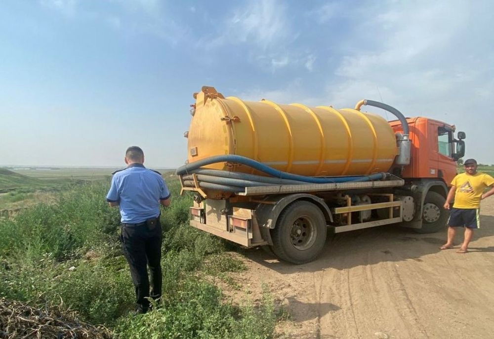 Amendă maximă aplicată de Garda de Mediu Galați pentru deversarea de ape uzate în spații neautorizate