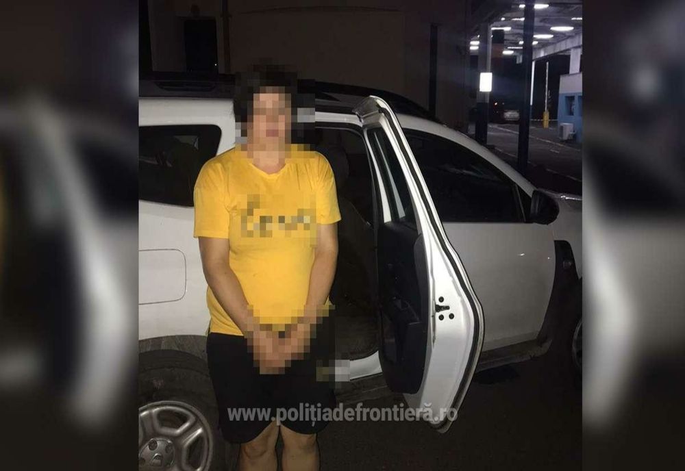 Urmărită internațional, reținută în  Punctul de Trecere a Frontierei Oancea