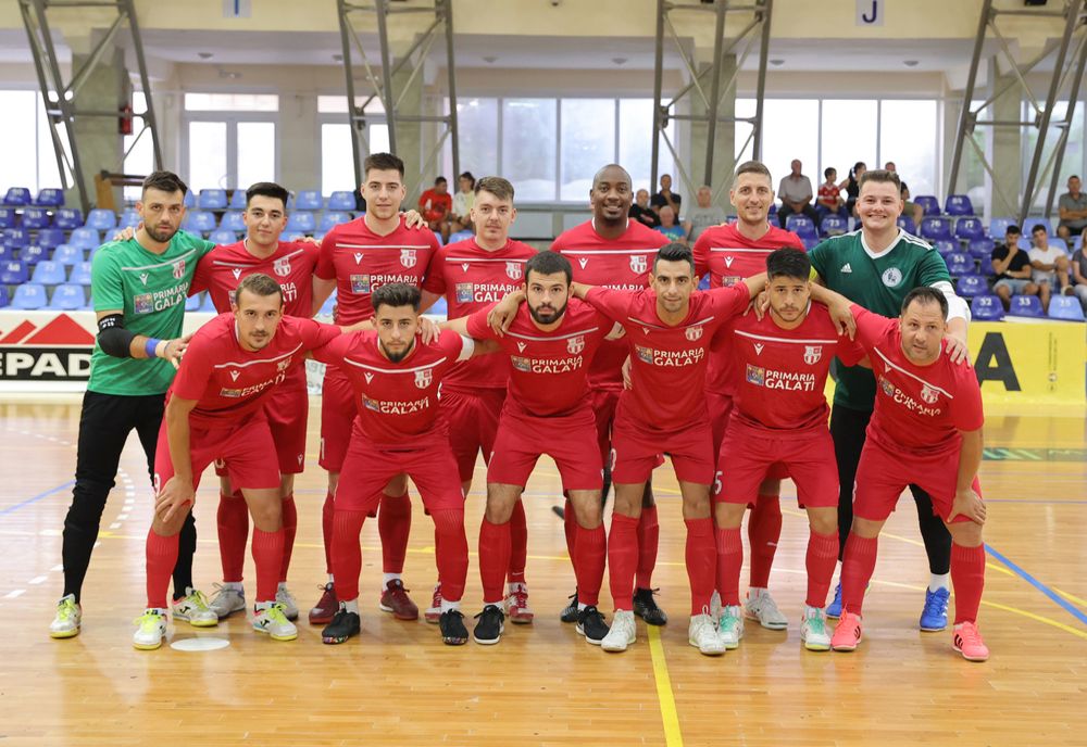 United Galați debutează cu o victorie în deplasare în noul sezon de Liga 1 la futsal