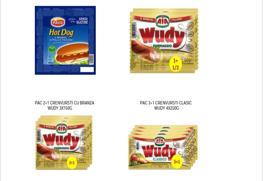 Crenvurști cu bacterii, retrași din magazine