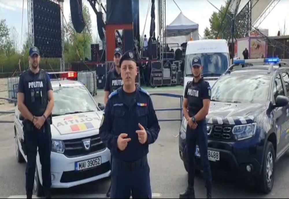 Sfaturile polițiștilor și jandarmilor pentru participanții la Festivalul Danube Rock Sound