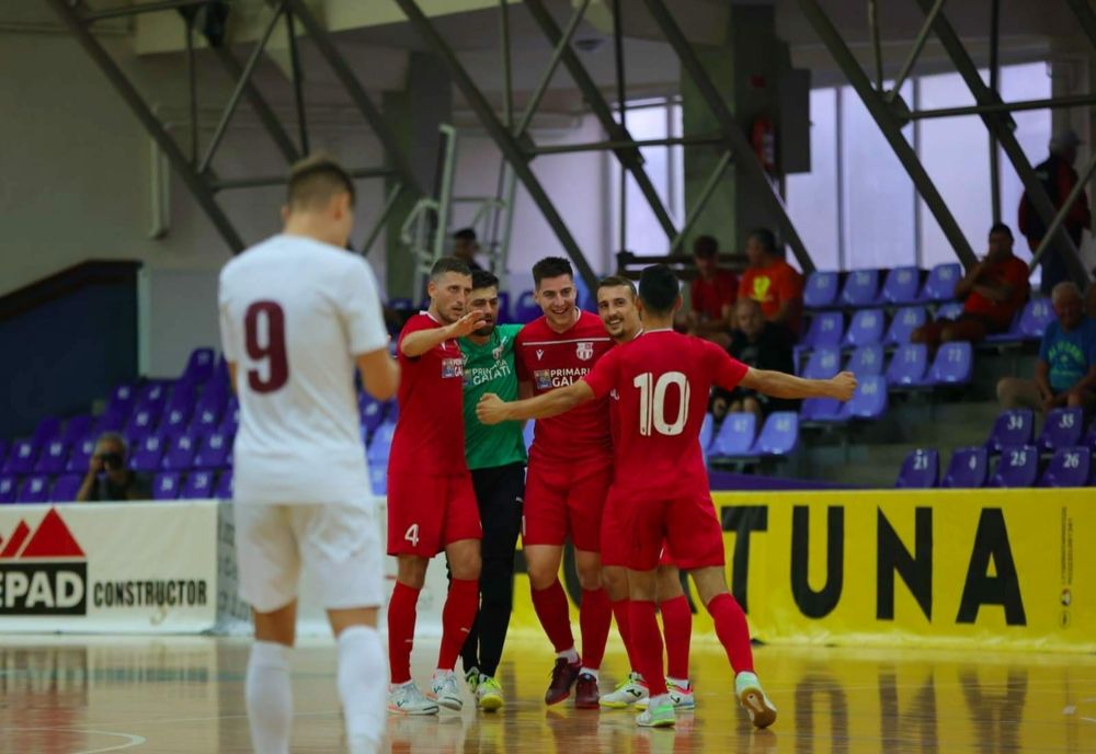 United Galați joacă două meciuri din Liga 1 la futsal în Polivalenta brăileană