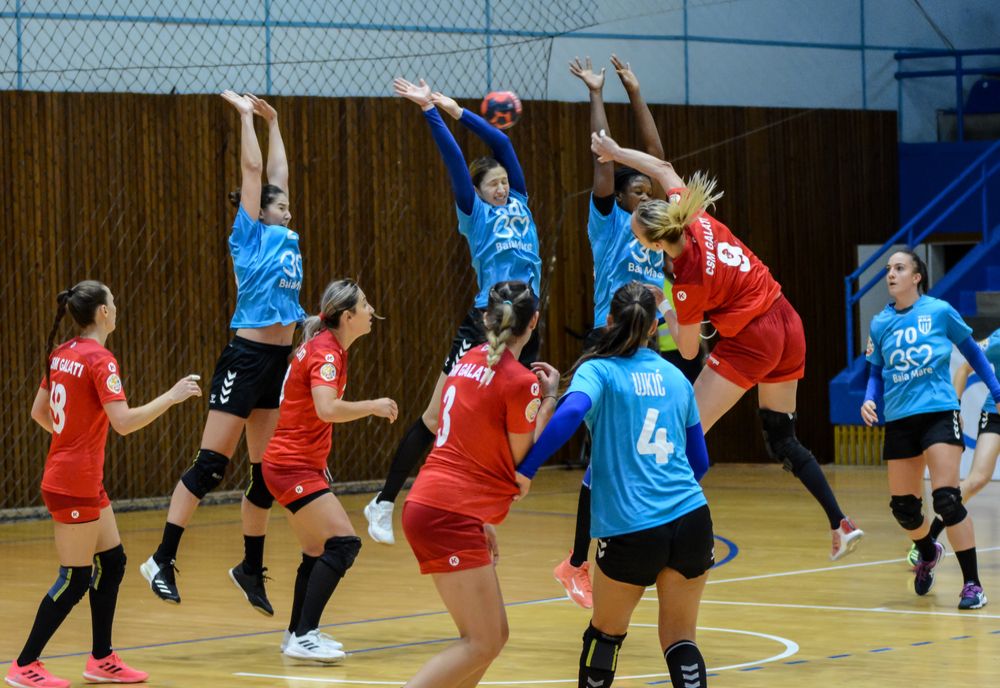 Minaur Baia Mare a câștigat la 10 goluri diferență meciul cu CSM Galați, din etapa a III-a a Ligii Florilor