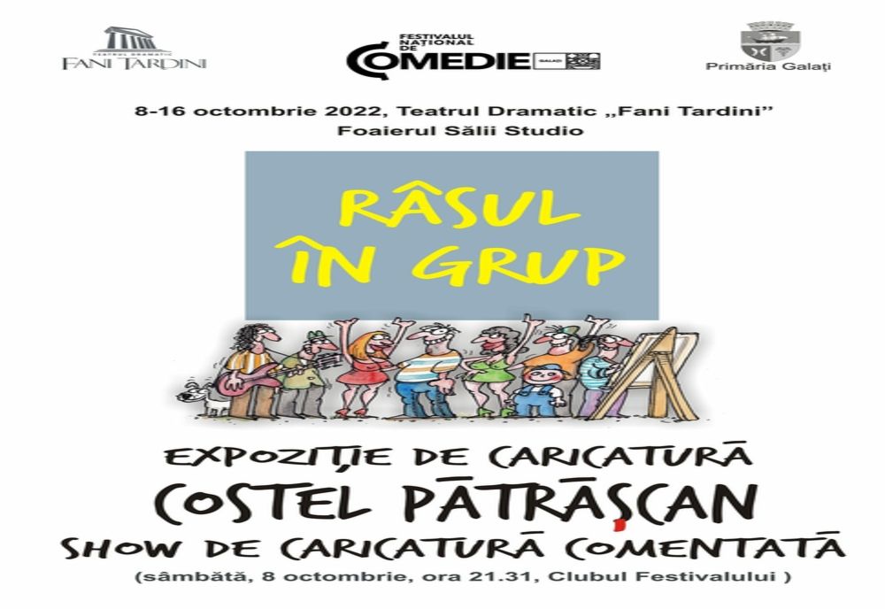Caricaturistul Costel Pătrășcan, invitat al Festivalului Național de Comedie