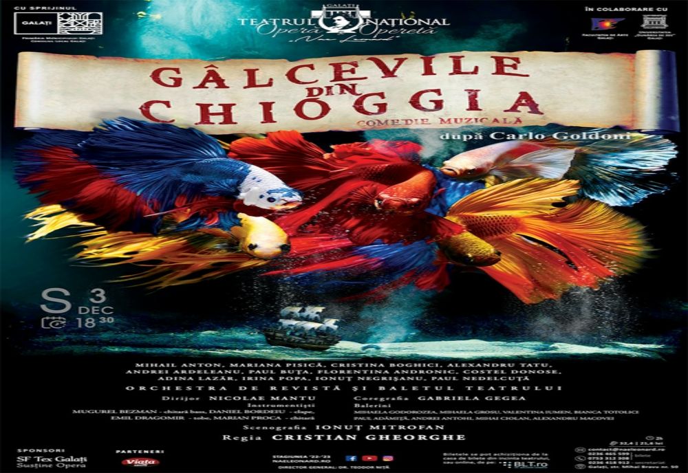 Teatrul Naționale de Operă și Operetă Nae Leonard –  Agenda culturală pentru perioada 3-4 decembrie