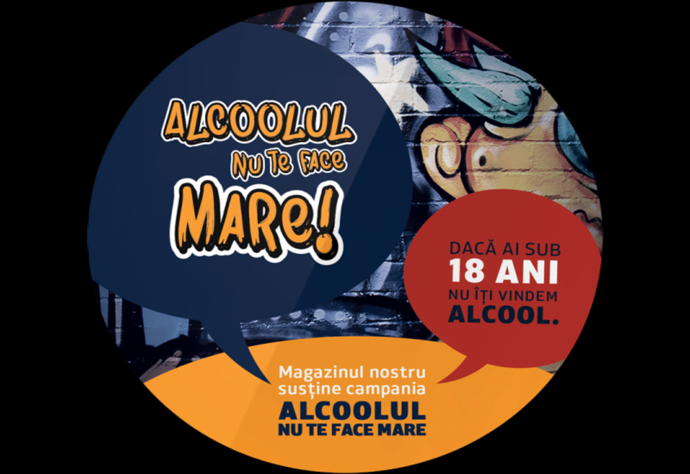 Campania ”Alcoolul nu te face mare” continuă la meciurile echipei naționale de fotbal