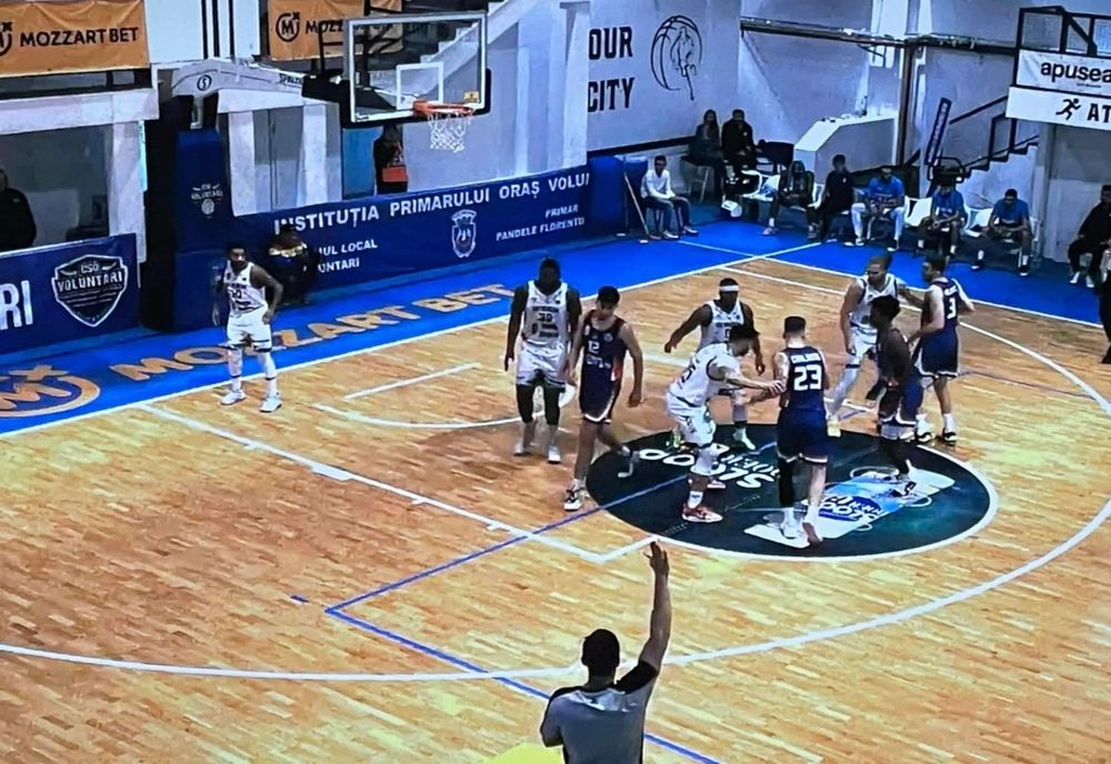 Baschetbaliștii de la CSM Galați a pierdut pe terenul vicecampionilor de la CSO Voluntari