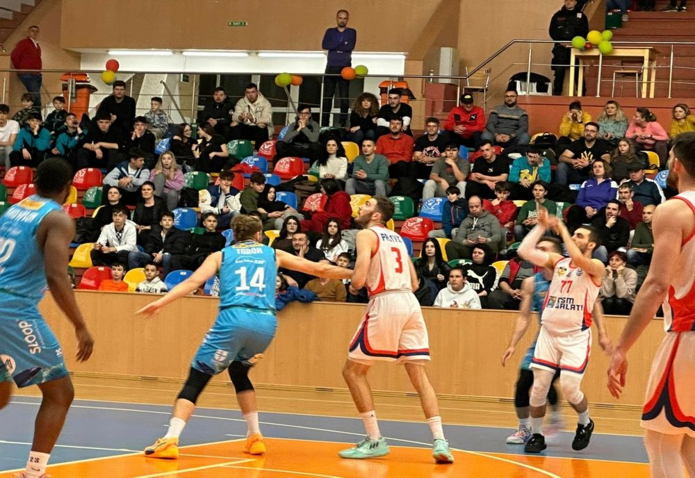 Victorie mare pentru baschetbaliștii de la CSM Galați în fața celor de la CSO Voluntari