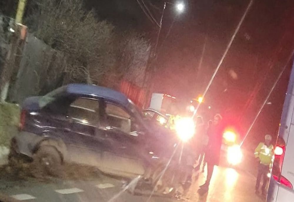 Accident pe DN 2B, în interiorul localității Movileni, din județul Galați