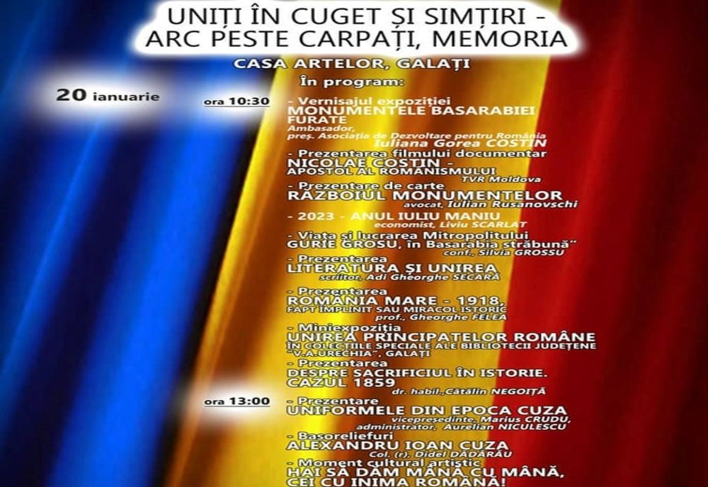 Uniți în Cuget și Simțiri - Arc peste Carpați, Memoria