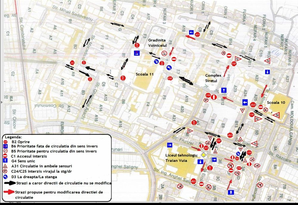 Sensuri unice în cartierul Micro 16 din municipiul Galați