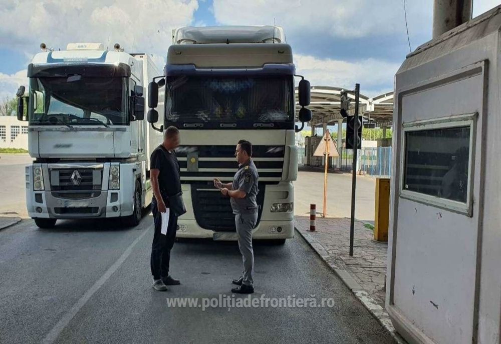 Un șofer din Ucraina a prezentat la controlul de frontieră un atestat de competență profesională fals