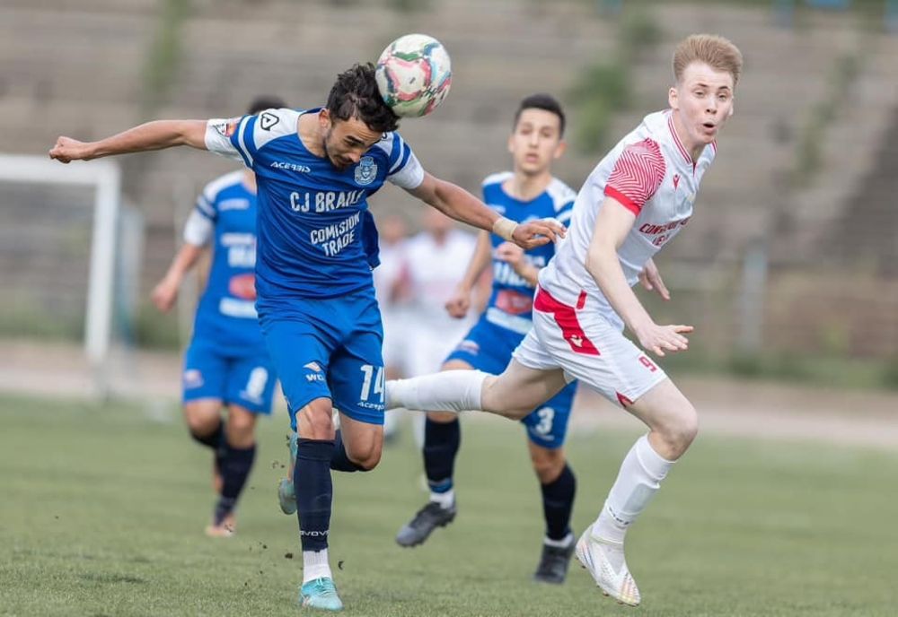 Dacia Unirea Brăila învinsă pe teren propriu de liderul play-out-ului seriei a II-a din Liga a 3-a, Sporting Liești