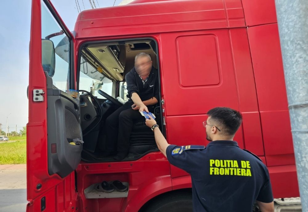 Atestat de competență profesională fals descoperit la frontieră