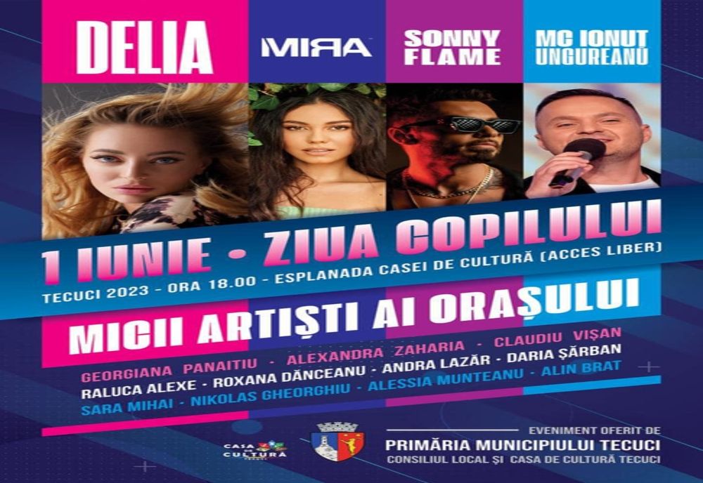 Spectacol de zile mari la Tecuci, de 1 iunie