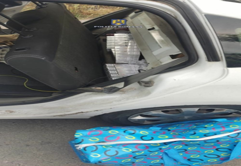 Gălățean depistat cu 3664 pachete de țigări de contrabandă pe raza comunei Zăvoaia, din județul Brăila