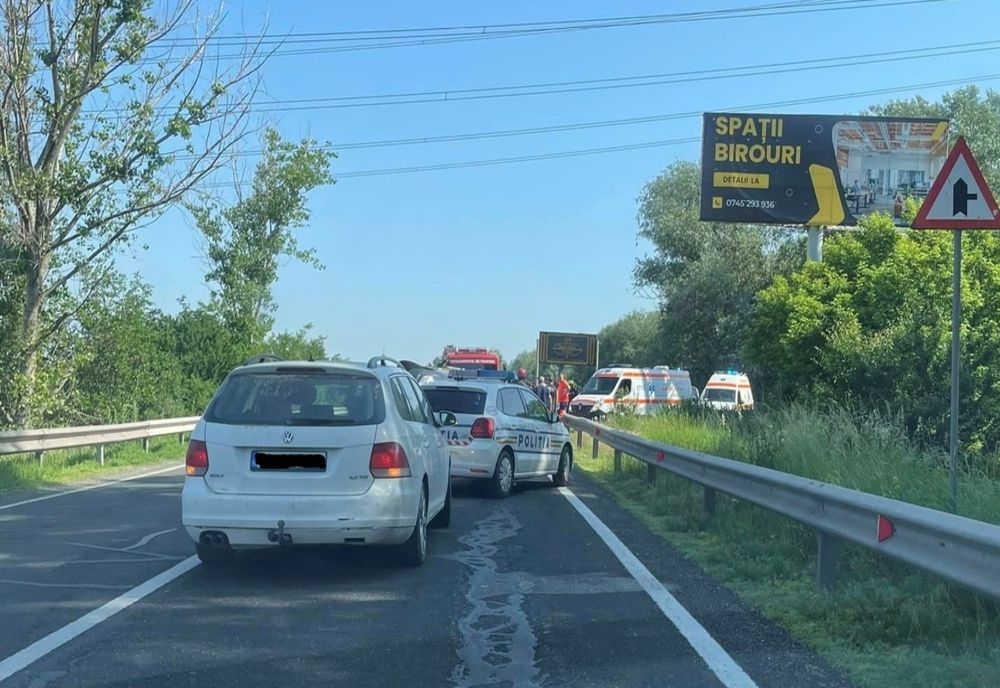 Accident pe șoseaua dig Brăila-Galați