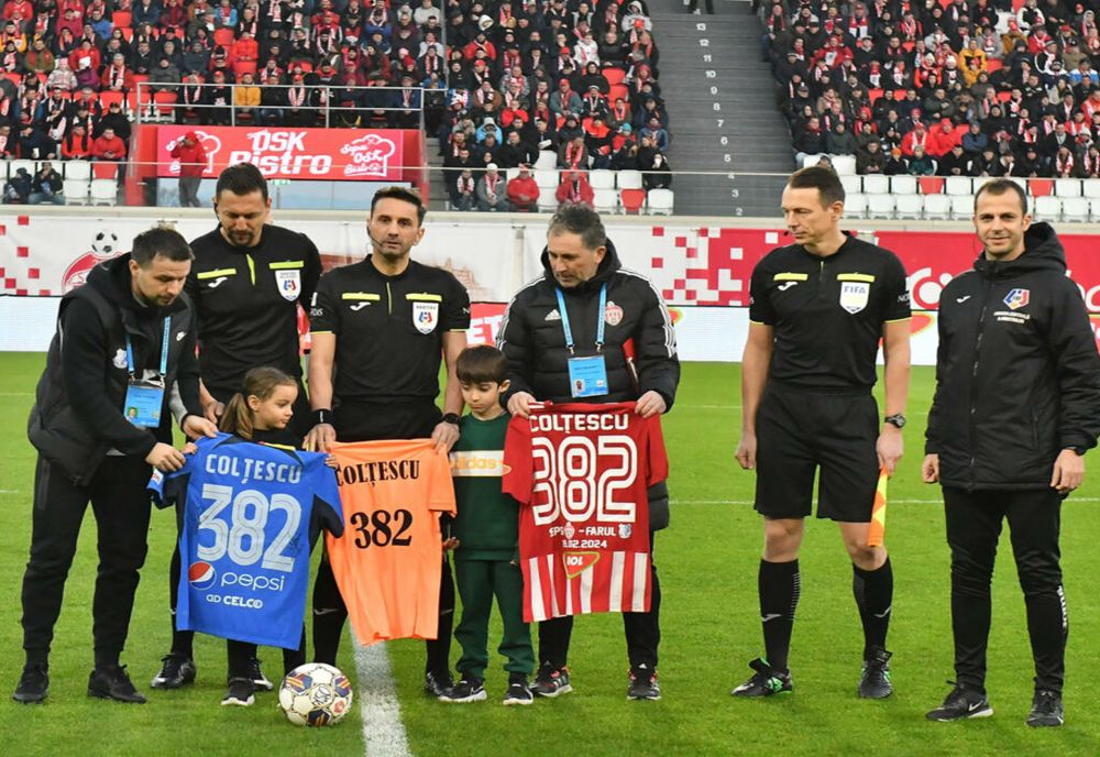 Sebastian Colțescu a devenit arbitrul cu cele mai multe meciuri în prima ligă de fotbal a României