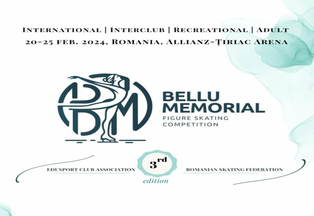 Patinaj artistic: Aproximativ 400 de sportivi din 22 de ţări participă la Bellu Memorial 2024