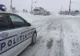 Un copil în spital, după un derapaj pe șoseaua acoperită cu zăpadă