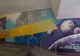 Pictură murală realizată într-o scară de bloc din Galați