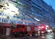 VIDEO: Incendiu la blocul din fața Spitalului de Urgență