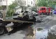 VIDEO. O mașină a luat foc ieri în Galați, în cartierul Micro 21