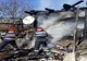 Incendiu în Ivești, în zona de carantină