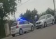 Mașină de poliție lovită din spate pe o stradă din municipiul Tecuci