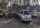 Copac căzut peste mașini din cauza vântului în municipiul Galați
